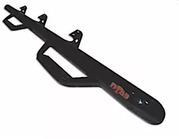 Smittybilt 15-23 f150 crew cab nerf step wheel to wheel; 3in tube; black powder coat