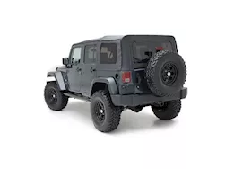 Smittybilt 07-18 wrangler jk 2/4dr factory style 2in receiver hitch; class iii; bolt on; gloss black