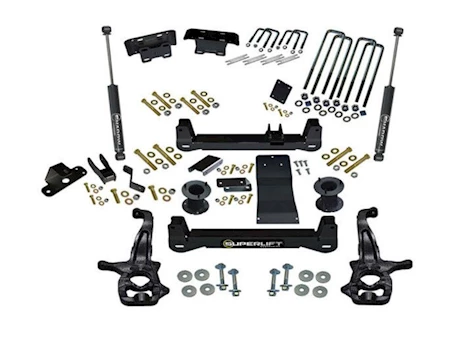 Superlift 19 (NEW BODY)-22 SILVERADO/SIERRA 1500 4WD 4IN LIFT KIT W/SUPERLIFT REAR SHOCKS