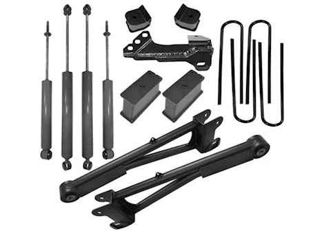 Superlift 05-07 FORD F250/350 2IN  SPACER LIFT KIT-W/ RADIUS ARMS & SUPERLIFT SHOCKS