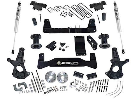 Superlift 2007-2013 CHEVY SILVERADO/GMC SIERRA 1500 4WD 6.5IN LIFT KIT W/FOX 2.0 SERIES SHOCKS