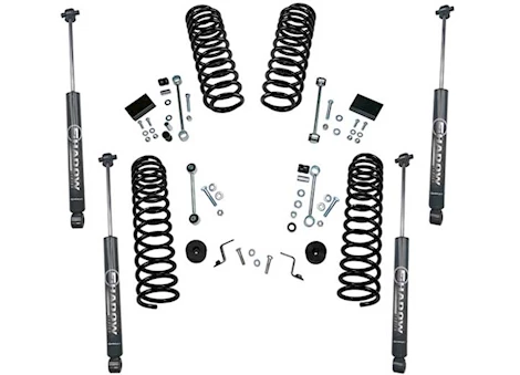 Superlift 18-C JEEP WRANGLER JL 2DR 2.5IN DUAL RATE COIL LIFT KIT W/SHADOW SERIES SHOCKS