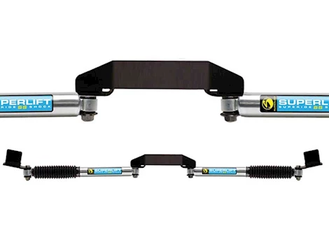 Superlift 05-22 FORD F250/F350 SUPERDUTY(W/ 3IN OR GREATER LIFT HEIGHT)  DUAL STEERING STABILIZER KIT