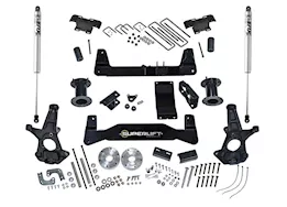 Superlift 14-18 (19 legacy/ltd)silverado/sierra 1500 4wd 6.5in lift kit w/fox 2.0 shocks