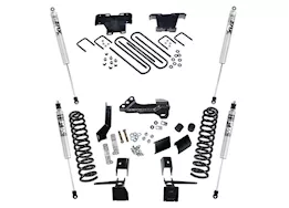 Superlift 2017-22 ford f250/350 4wd diesel 4in lift kit w/rep radius arms w/fox 2.0 series shocks