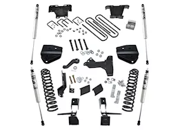 Superlift 17-22 ford f250/350 4wd diesel 6in lift kit w/out 4 link conv w/out rep radius arms w/fox 2.0 shocks