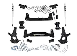 Superlift 2014-2018 chevrolet/gmc silverado/sierra 1500 2wd 6.5in suspension lift kit; fox