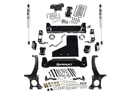 Superlift 07-21 toyota tundra 4wd (will not work on trd pro/rock warrior/xsp-x models)6in lift kit w/fox shock