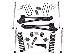 Superlift 2013-2018 dodge ram 3500 4wd diesel 4in lift kit w/rep radius arms w/fox 2.0 series shocks