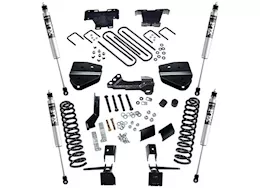 Superlift 2017-22 ford f250/350 4wd diesel 4in lift kit w/fox 2.0 series shocks