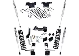 Superlift 2017-22 ford f250/350 4wd diesel 4in lift kit w/rep radius arms w/fox 2.0 series shocks