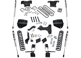 Superlift 17-22 ford f250/350 4wd diesel 6in lift kit w/out 4 link conv w/out rep radius arms w/fox 2.0 shocks