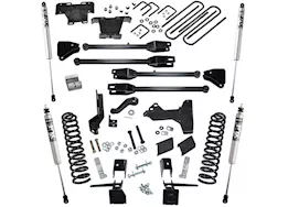 Superlift 2017-22 ford f 6in lift kit 250/350 4wd diesel w/4 link conversion w/fox 2.0 series shocks