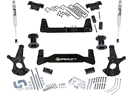 Superlift 2007-2016 chevrolet/gmc silverado/sierra 1500 2wd 6.5in suspension lift kit; fox