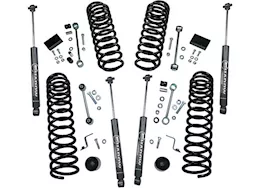 Superlift 18-c jeep wrangler jl 4dr 2.5in dual rate coil lift kit w/shadow series shocks