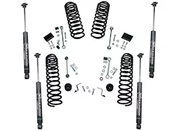 Superlift 18-c jeep wrangler jl 2dr 2.5in dual rate coil lift kit w/shadow series shocks