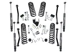 Superlift 18-c jeep wrangler jl 2dr 4in dual rate coil lift kit w/shadow series shocks