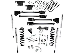 Superlift 08-10 ford f250/f350 super duty 4wd diesel 4in lift kit w/4 link conversion w/fox 2.0 series shocks