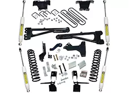 Superlift 2017-22 ford f250/f350 super duty 6in radius arm lift kit w/superlift shocks 4wd diesel only