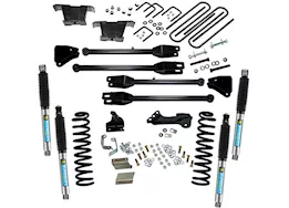 Superlift 11-16 ford f250/f350 super duty 4wd diesel 4in lift kit w/a 4 link conversion/bilstein shocks