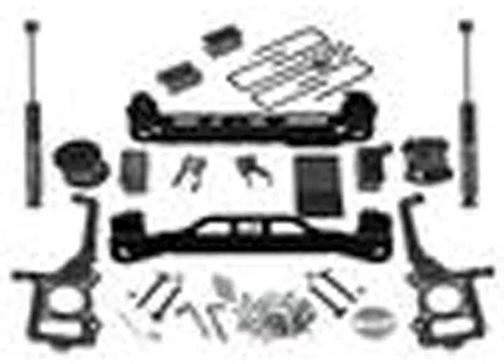 Superlift 2009-2014 ford f-150 4wd 6in lift kit w/superlift rear shocks