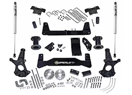 Superlift 2014-2016  silverado/sierra 1500 4wd 6.5in lift kit w/cast steel control arms w/fox 2.0 shocks