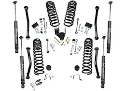 Superlift 18-c jeep wrangler jl 4dr 4in dual rate coil lift kit w/shadow series shocks
