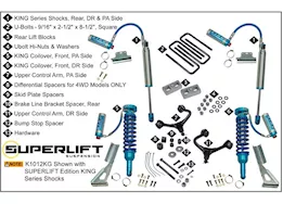 Superlift 05-c toyota tacoma 4wd -(single box kit) 3 inch lift kit-w/king shocks