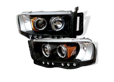 Spyder Automotive 02-05 ram 1500/03-05 ram 2500/3500 projector headlights-led halo-led ( replaceab Main Image