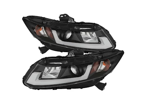 Spyder Automotive 12-14 CIVIC PROJECTOR HEADLIGHTS (DOES NOT FIT THE 2014 CIVIC COUPE)-LIGHT BAR D