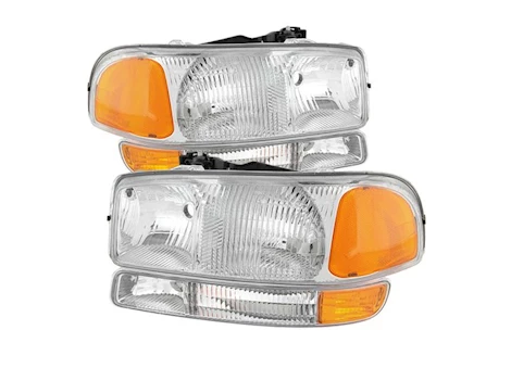 Spyder Automotive 99-06 SIERRA/00-06 YUKON(DONT FIT DENALI AND C3 MODEL)HEADLIGHTS/AMBER BU DRIVE/PASS