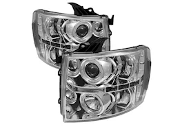 Spyder Automotive 07-13 silverado 1500/07-14 2500hd/3500hd projector headlights-led halo-led  drive/pass