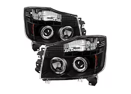Spyder Automotive 04-15 titan/04-07 armada projector headlights-led halo-led(replaceable leds drive/pass
