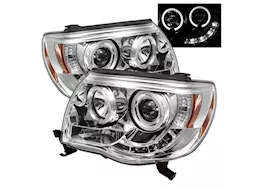 Spyder Automotive 05-11 tacoma projector headlights-led halo-led(replaceable leds)-chrome-high drive/pass