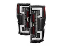 Spyder Automotive 17-18 f250 superduty blind spot monitoring model led tail lights black