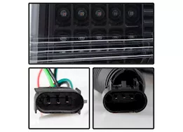 Spyder Automotive 13-14 f150 (factory xenon model only) light bar projector headlights black