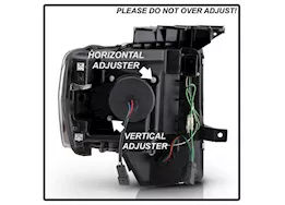 Spyder Automotive 13-14 f150 (factory xenon model only) light bar projector headlights black