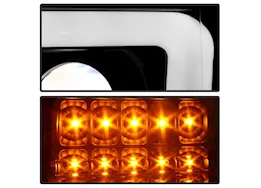 Spyder Automotive 13-14 f150 (factory xenon model only) light bar projector headlights black