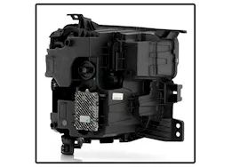 Spyder Automotive 22-c silverado 1500 (zr2 white led drl) full led headlight - oe black left