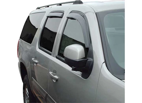 Stampede 07-C TAHOE/YUKON SMOKE 4PC SNAP-INZ VISORS