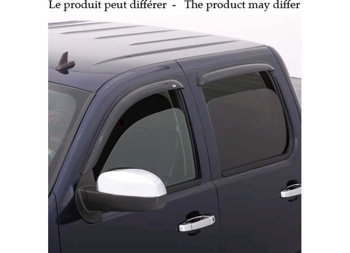 Stampede 16-23 TACOMA TAPE-ONZ SMOKE SIDEWINDS DEFLECTORS (PAIR)