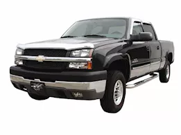 Stampede 94-01 ram ld/94-02 ram hd chrome vp bugshield (3pc-behind grille)