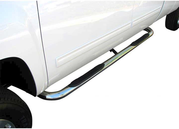 Steelcraft Automotive 99-18 SILVERADO/SIERRA EXT/DOUBLE 3IN STAINLESS STEEL NERF BAR(BODY MOUNT))