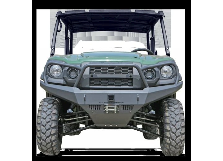 Steelcraft Automotive 15-c kawasaki mule pro-fxt fine textured black utv front bumper replacement Main Image