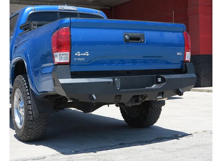 Steelcraft Automotive 16-c tacoma fortis rear bumper textured black w/ blind spot monitor Main Image