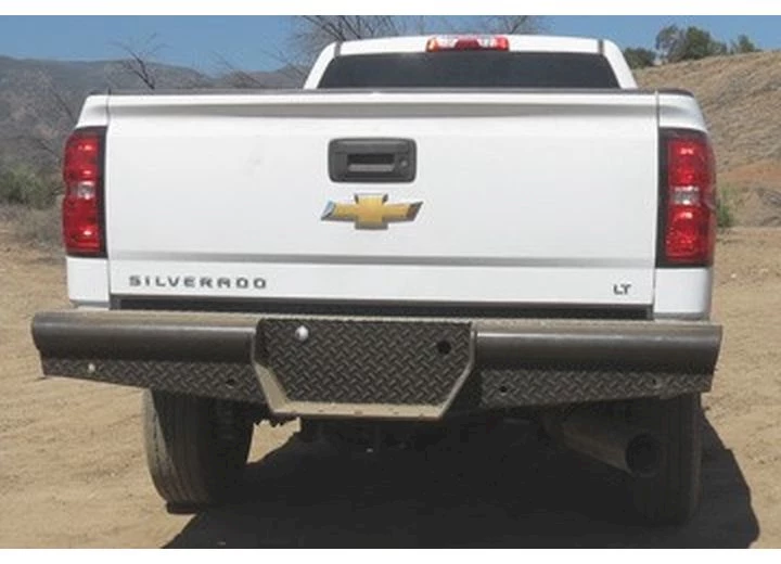 Steelcraft Automotive 11-c silverado 2500/3500 rear bumper replacement 4in pipe style line black Main Image