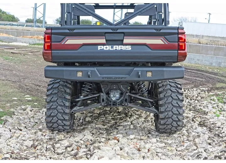 Steelcraft Automotive 18-c polaris ranger 1000/xp1000 fine textured black utv rear bumper replacement