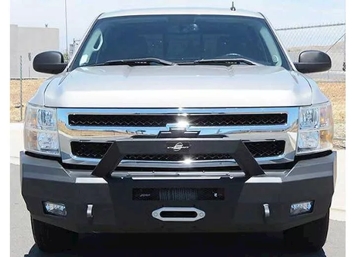 Steelcraft Automotive 07-13 silverado 1500 textured black elevation bullnose front bumper