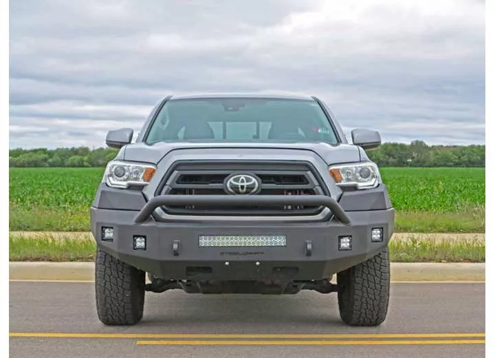 Steelcraft Automotive 16-c tacoma textured fortis front bumper black