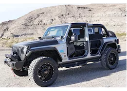 Steelcraft Automotive 18-c wrangler jl unlimited 4-door fine textured black rear fender flares